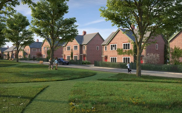 HarperCrewe Creswell CGI Image of Housing