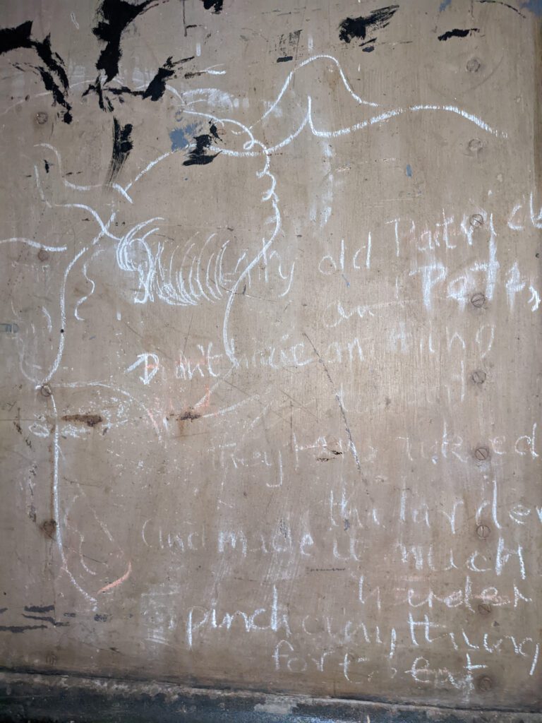 WWII Graffiti at Welbeck