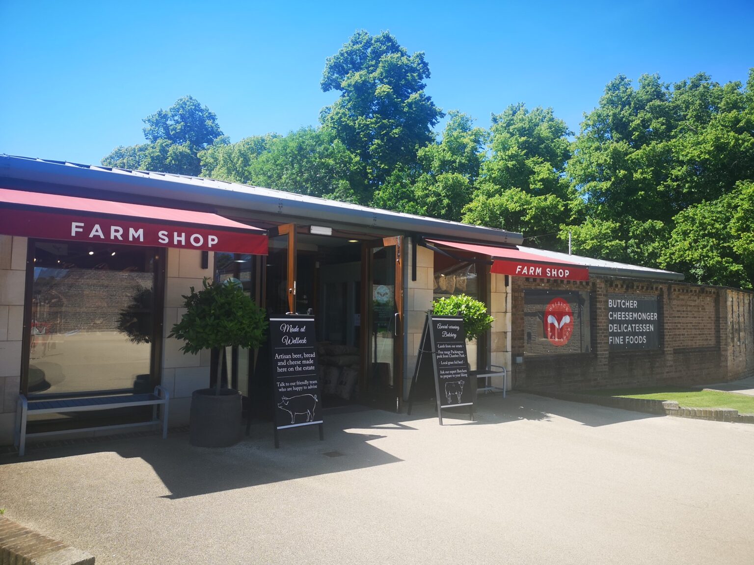 Welbeck Farm Shop on the Welbeck Estate